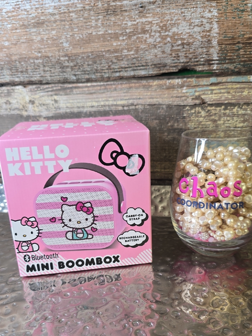 Hello Kitty Bluetooth Mini Boombox - NWT. Sealed Box.